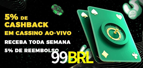 Promoções do cassino ao Vivo 99BRL